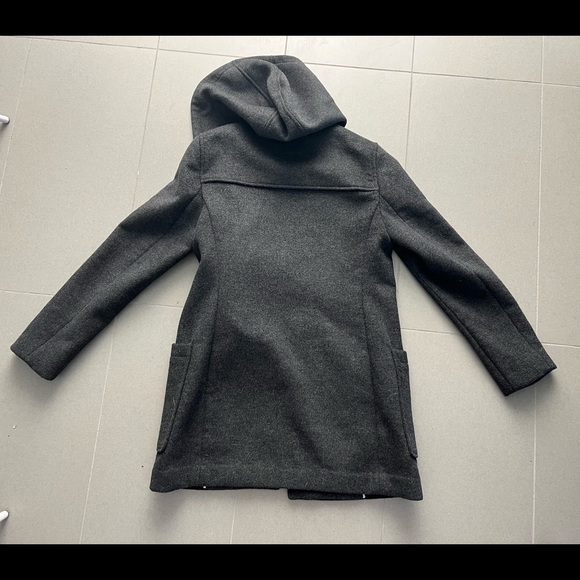 Brooks brothers red fleece gray wool coat - Picture 4 of 4